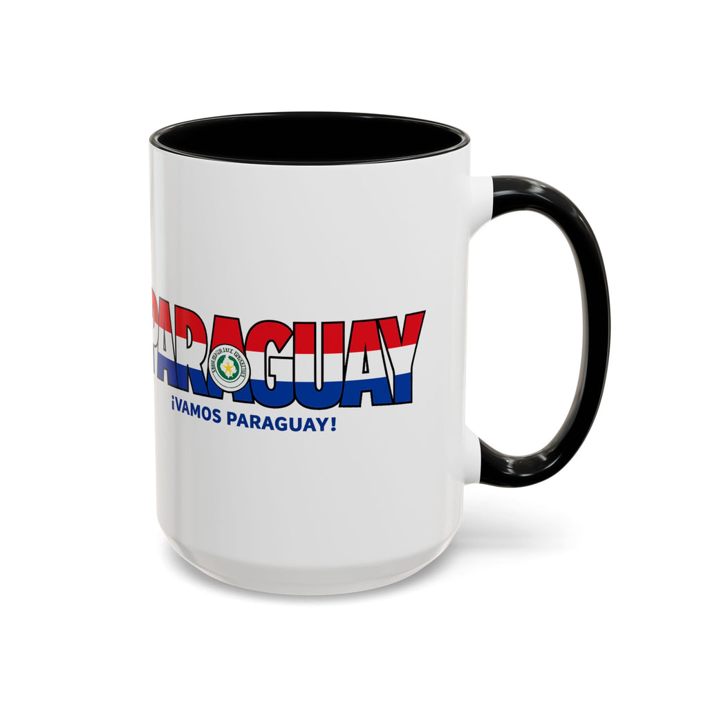 Paraguay Vamos Paraguay Mug | Accent Coffee Mug 11oz or 15oz, Soccer World Cup 2026, Gifts for Dad