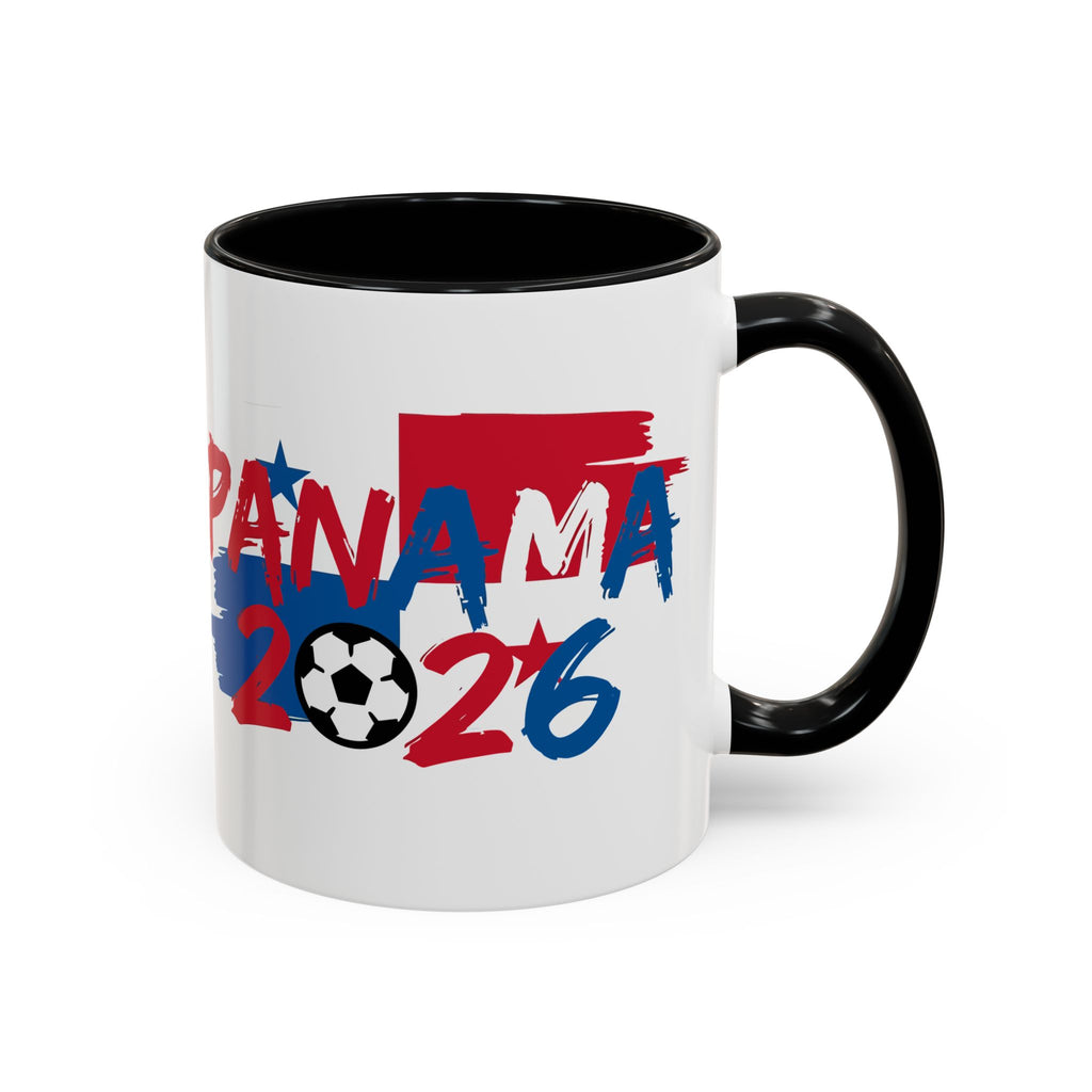 Panama 2026 Soccer Logo Accent Mug | 11oz 15oz, World Cup 2026, Gift for Dad