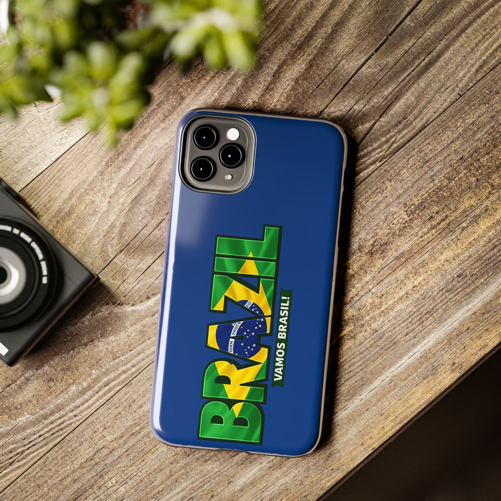 Brazil Soccer Fan Phone Case, Protective, Glossy, World Cup 2026, Tough Cases, Custom Phone Cases
