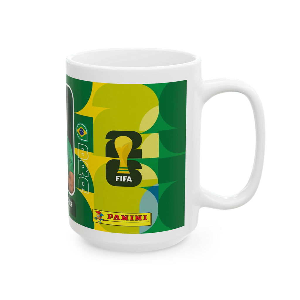 Brazil Soccer Player Alisson Becker Ceramic Mug – Coffee Cup 11oz/15oz, World Cup 2026 Mugs