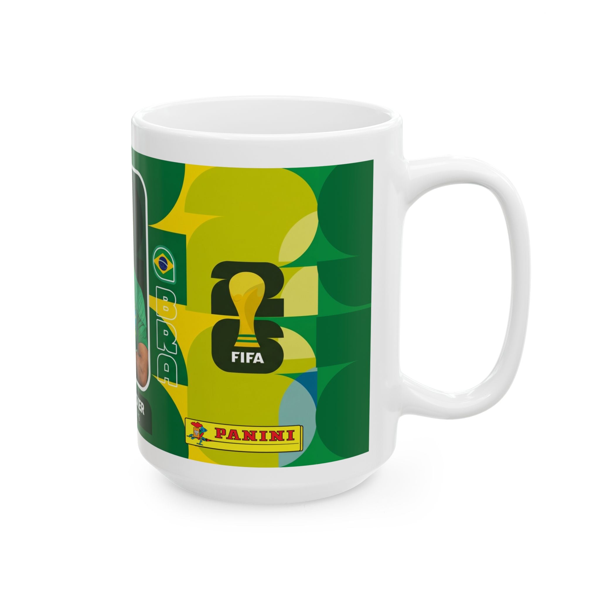 Brazil Soccer Player Alisson Becker Ceramic Mug – Coffee Cup 11oz/15oz, World Cup 2026 Mugs