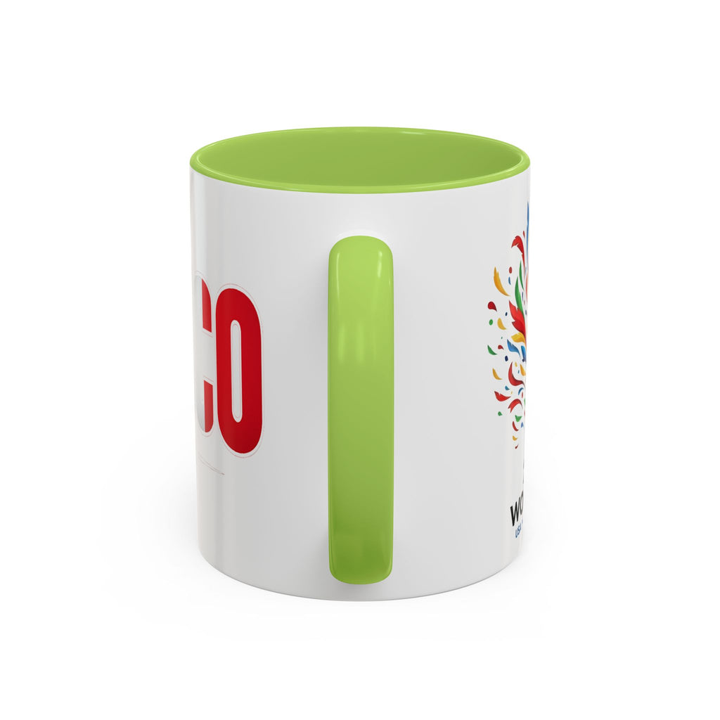 Mexico Coffee Mug | Accent Coffee Cup 11oz 15oz, World Cup 2026, Gift for Dad, Mexican Flag