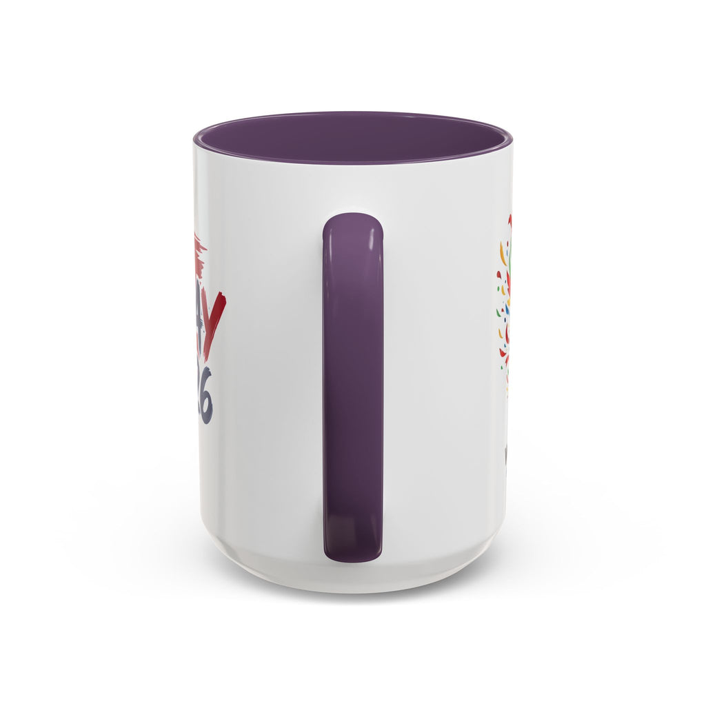 Norway 2026 Soccer Flag Accent Coffee Mug | 11oz 15oz, World Cup 2026, Gift for Dad