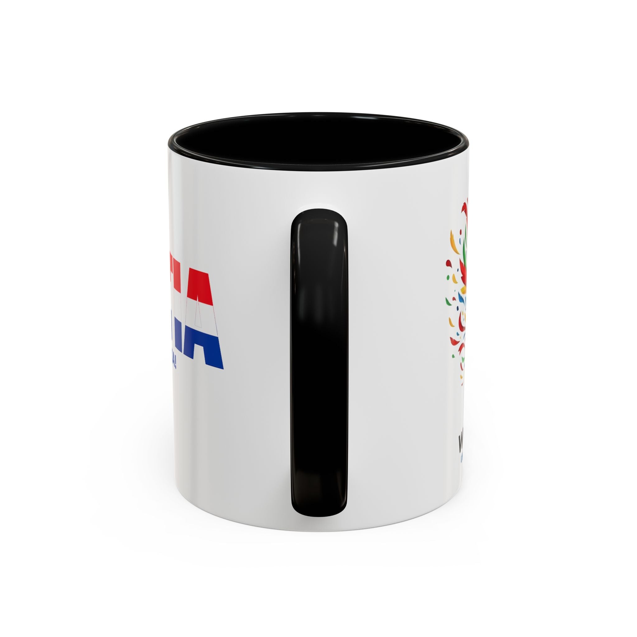 Croatia Flag Logo Accent Coffee Mug | Croatian Pride 11oz 15oz, World Cup 2026, Gifts for Dad
