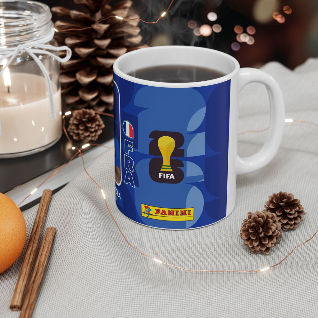 France Bradley Barcola Soccer Player Mug – Ceramic Coffee Cup (11oz/15oz), World Cup 2026 Mugs
