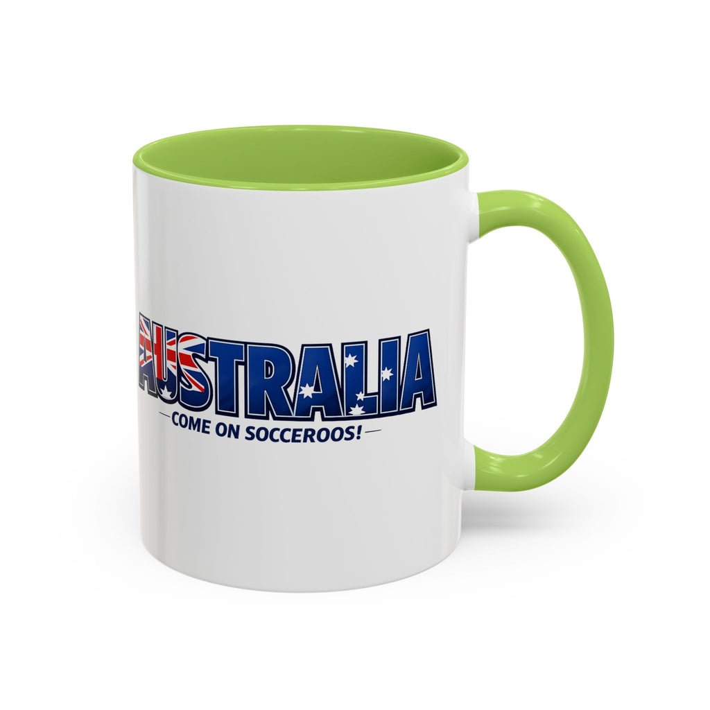 Australia Soccer Cheers Mug | Accent Coffee Mug 11oz 15oz