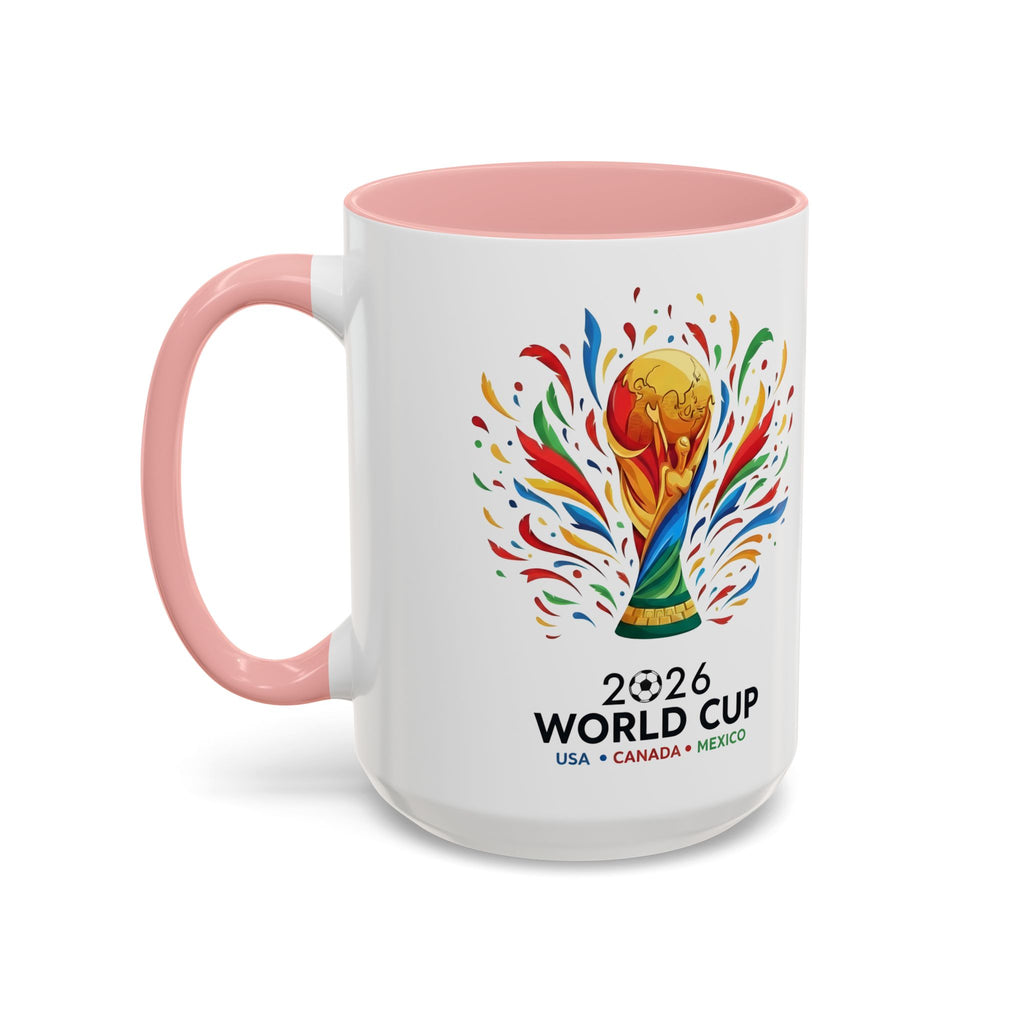 Algeria 2026 Soccer Logo Accent Coffee Mug | 11oz 15oz, Soccer World Cup 2026, Gifts for Dad