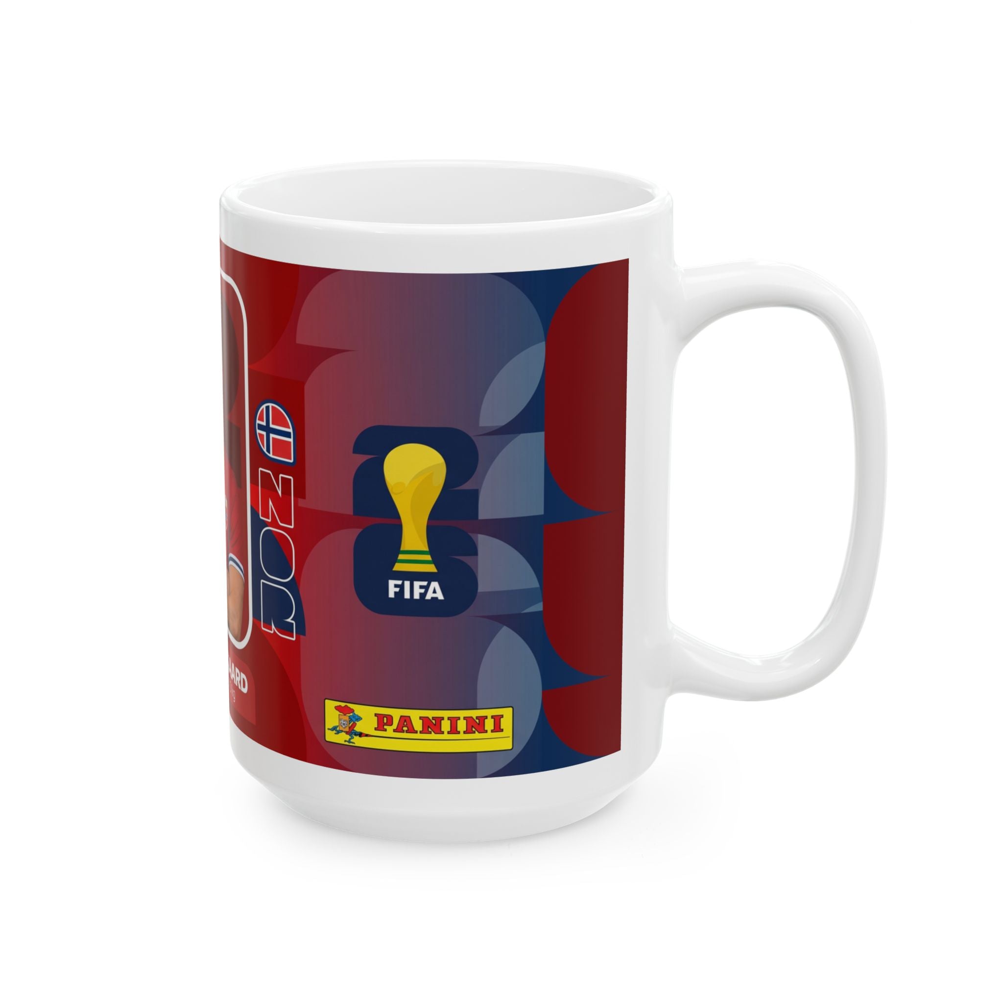 Norway Soccer Player Martin Ødegaard Mug — Ceramic Coffe Cup (11oz, 15oz), World Cup 2026 Mugs