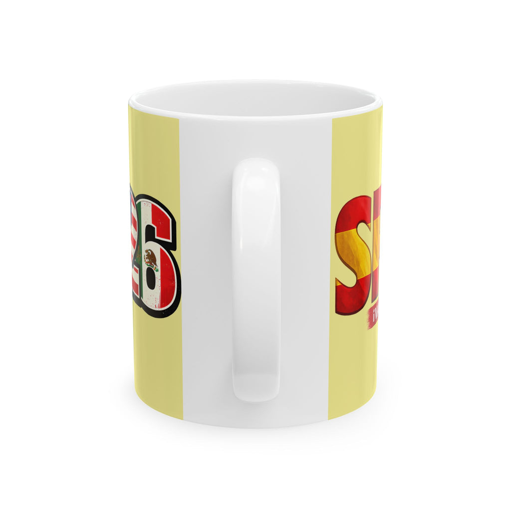 Spain World Cup 2026 Mug, Ceramic Coffee Cup, Spain Flag, Gift For Dad