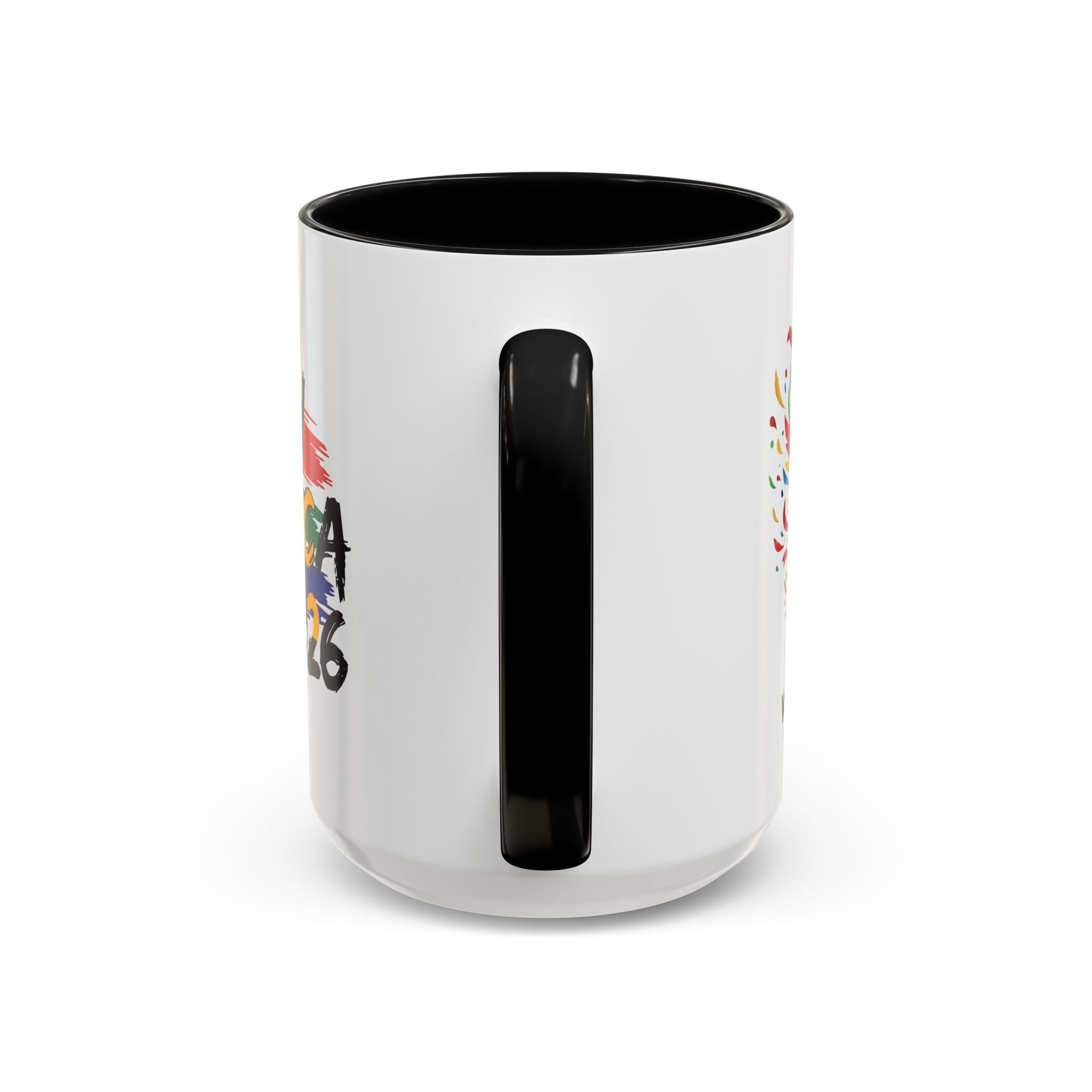 South Africa 2026 Soccer Flag Accent Coffee Mug | 11oz 15oz, Soccer World Cup 2026, Gift for Dad
