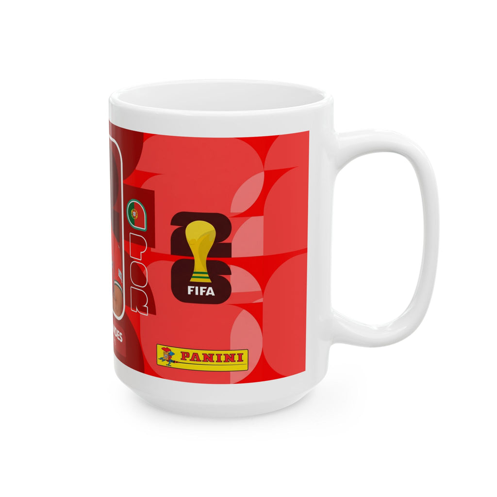 Portugal Bruno Fernandes Soccer Player Ceramic Mug – Coffee Cup(11oz/15oz), World Cup 2026 Mugs