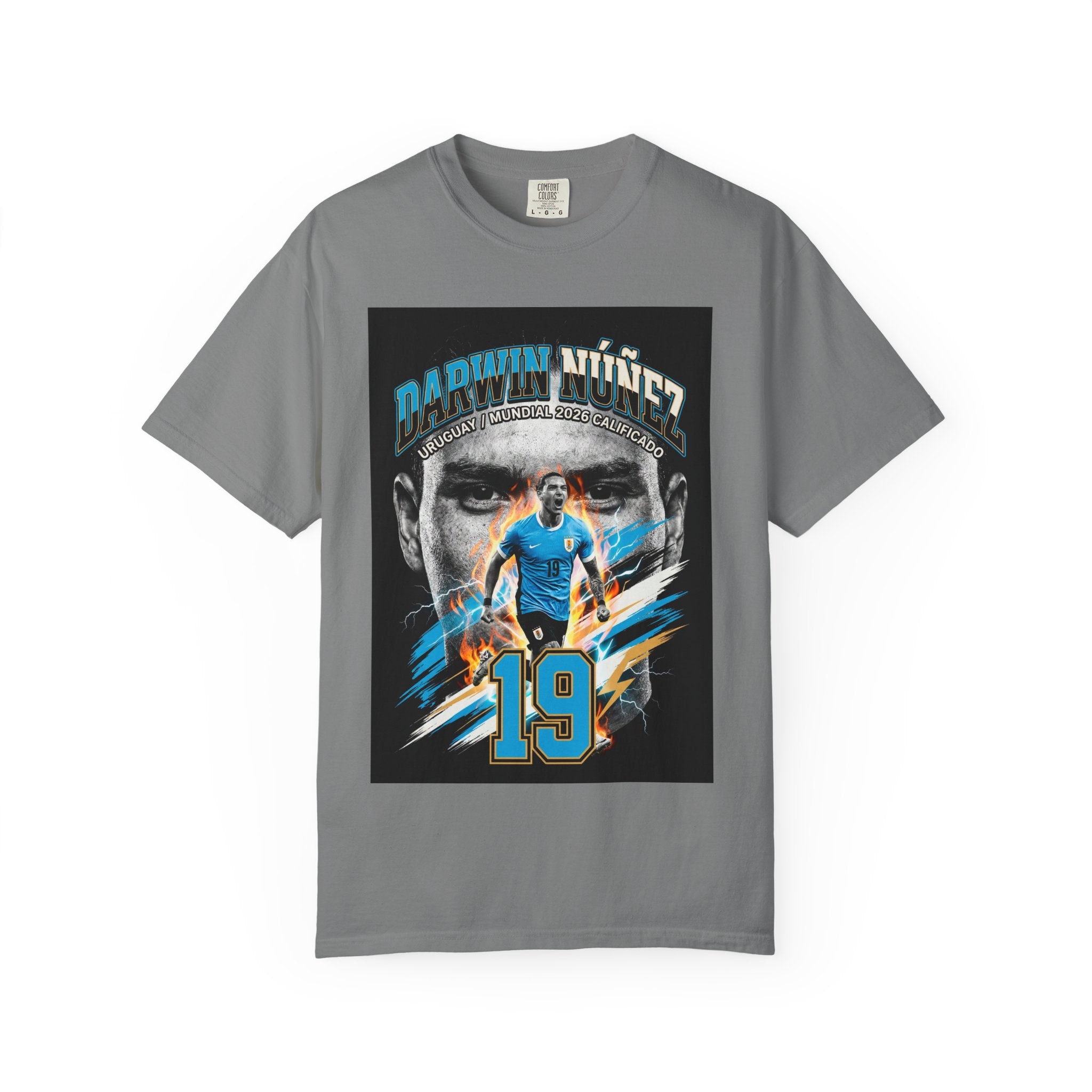 Darwin Núñez 19 Soccer Player T-Shirt | 2026 World Cup Tee, Uruguay Flag, Gift for him, Collectible