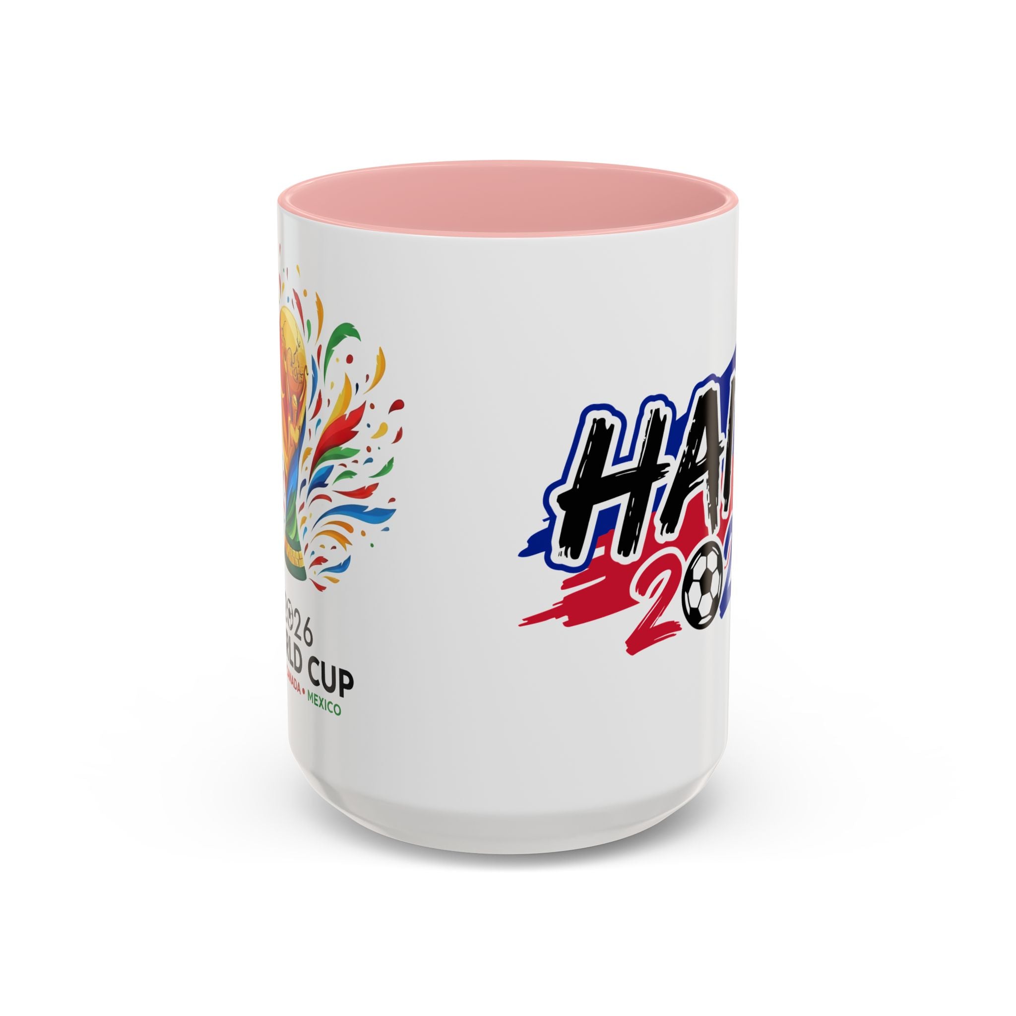 Haiti 2026 Soccer Graphic Mug | Accent Coffee Mug,Soccer World Cup 2026, Gift for Dad