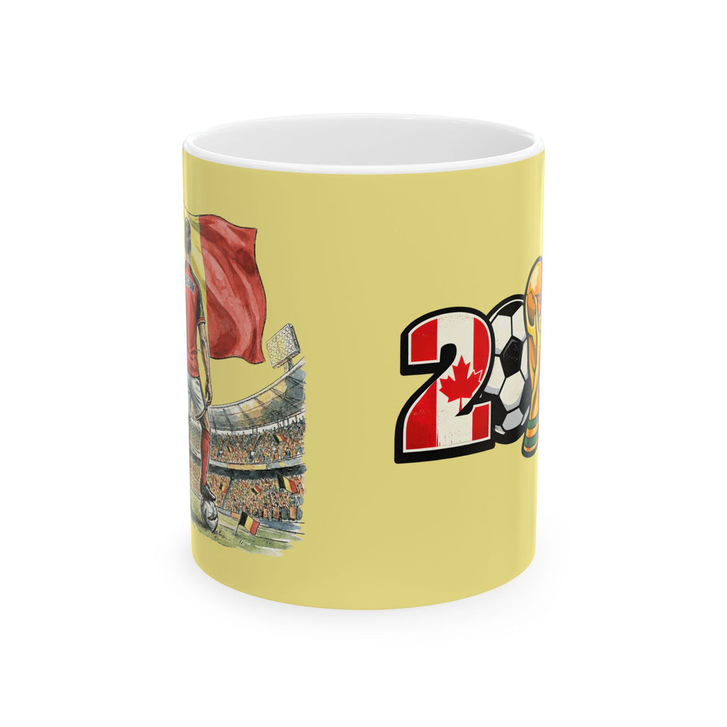 Belgium Ceramic Mug, World Cup 2026, Belgium Flag, Gift for Dad