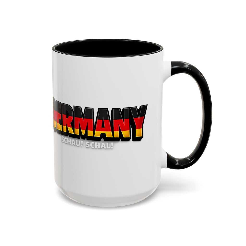 Germany flag text Mug | Accent Coffee Mug 11oz or 15oz, World Cup 2026, Gift for Dad