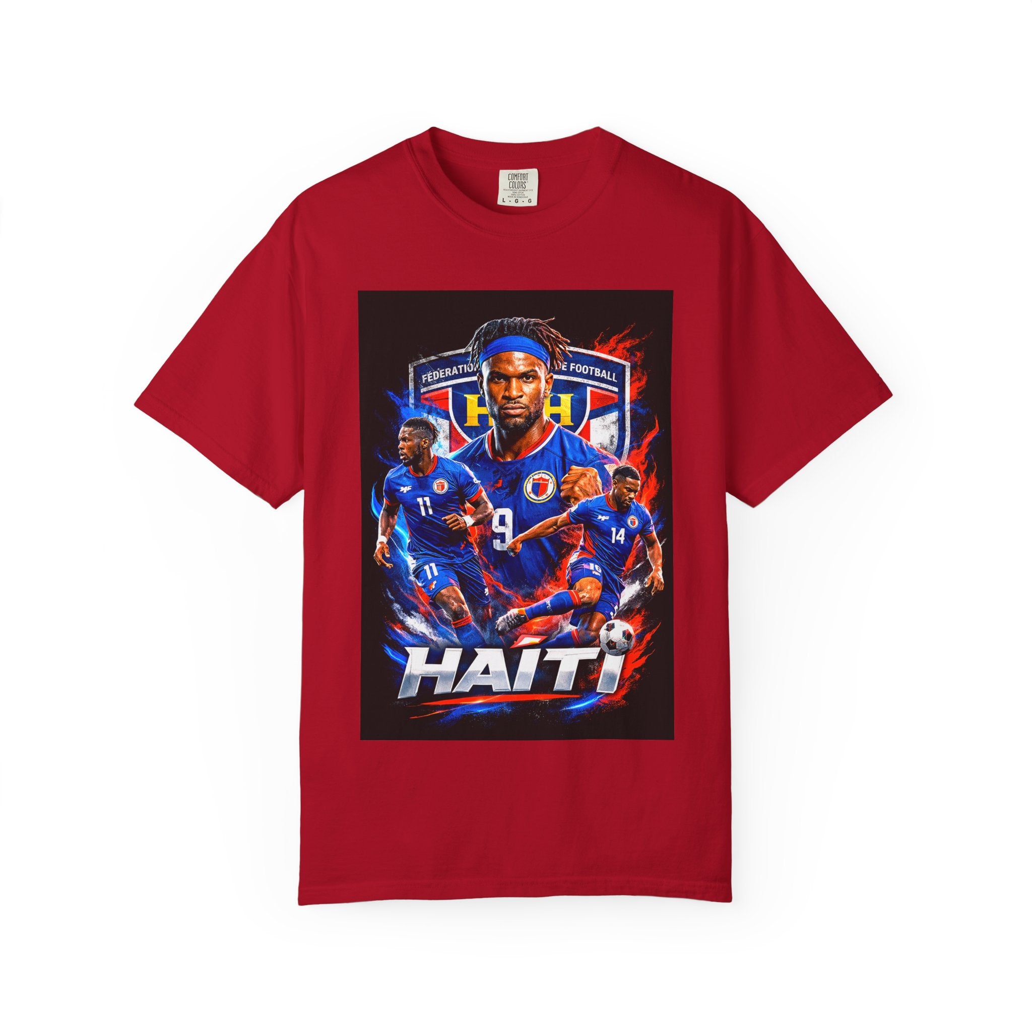 Haiti Soccer Players T-shirt | 2026 World Cup Back Graphic, Haiti Flag, Gift for him, Collectible