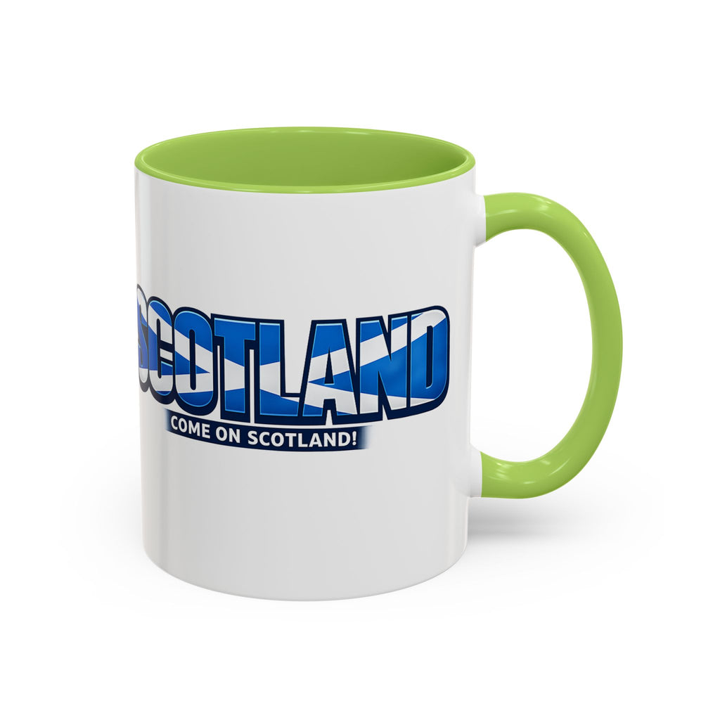 Scotland Come On Scotland Mug | Accent Coffee Mug 11oz 15oz, Soccer World Cup 2026, Gift for Dad