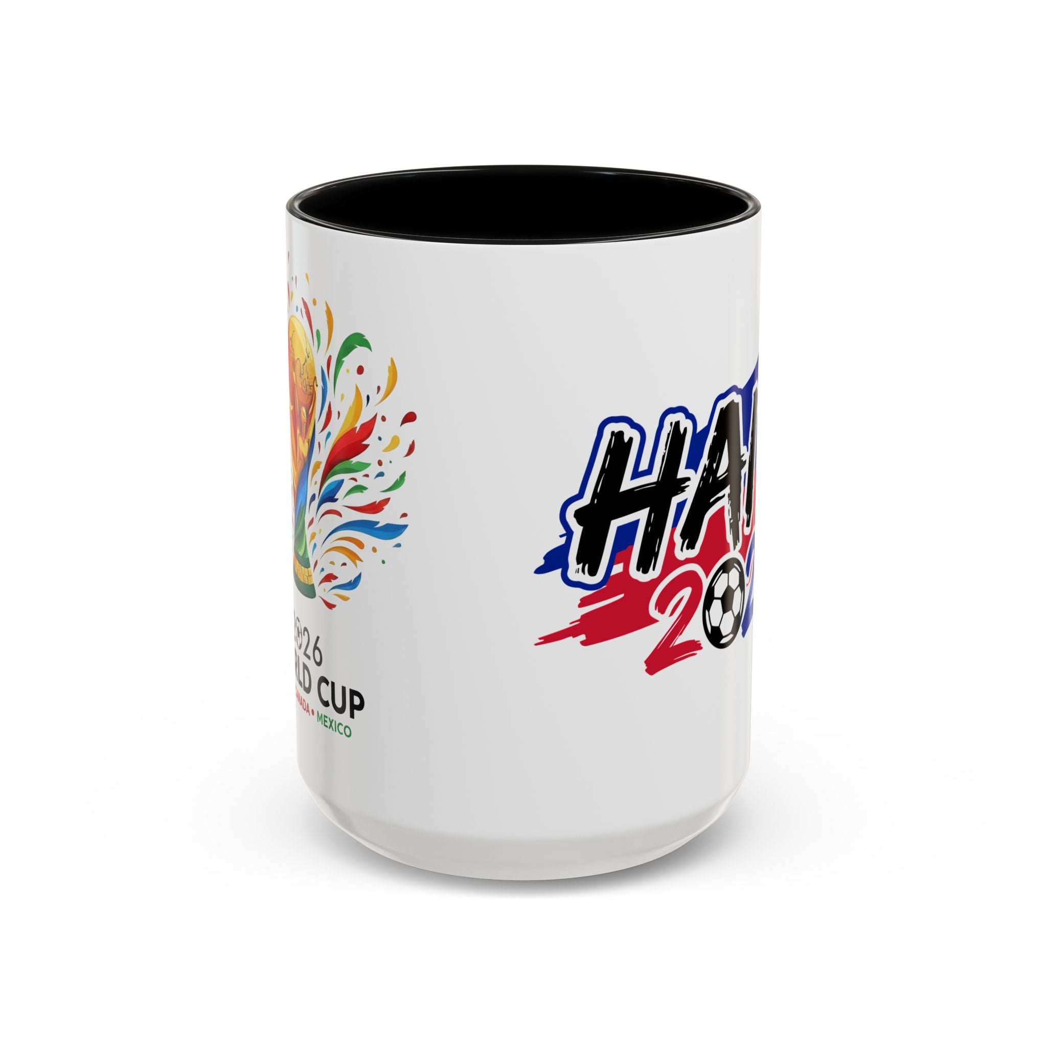 Haiti 2026 Soccer Graphic Mug | Accent Coffee Mug,Soccer World Cup 2026, Gift for Dad