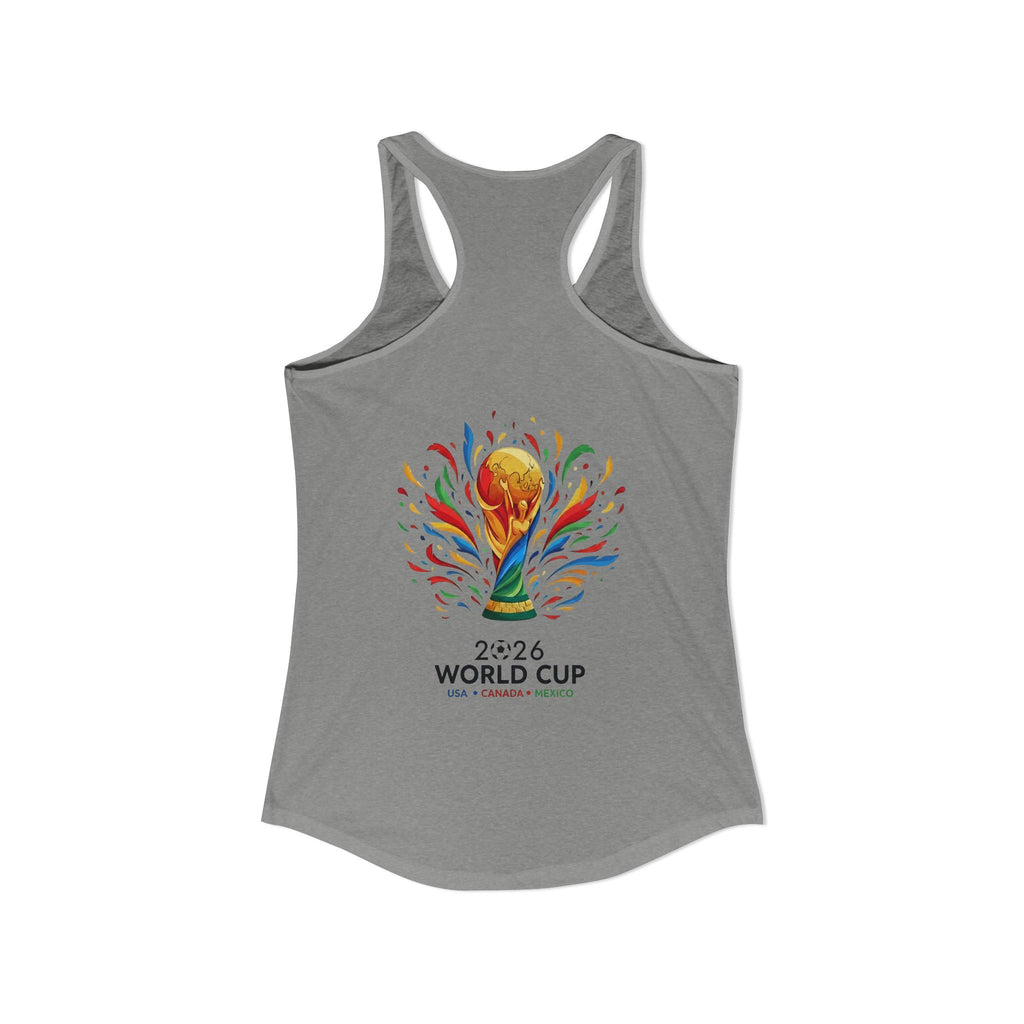 Brazil Women's Ideal Racerback Tank, Mother's Day Sale, World Cup 2026 Tank Top, Gift For Mom