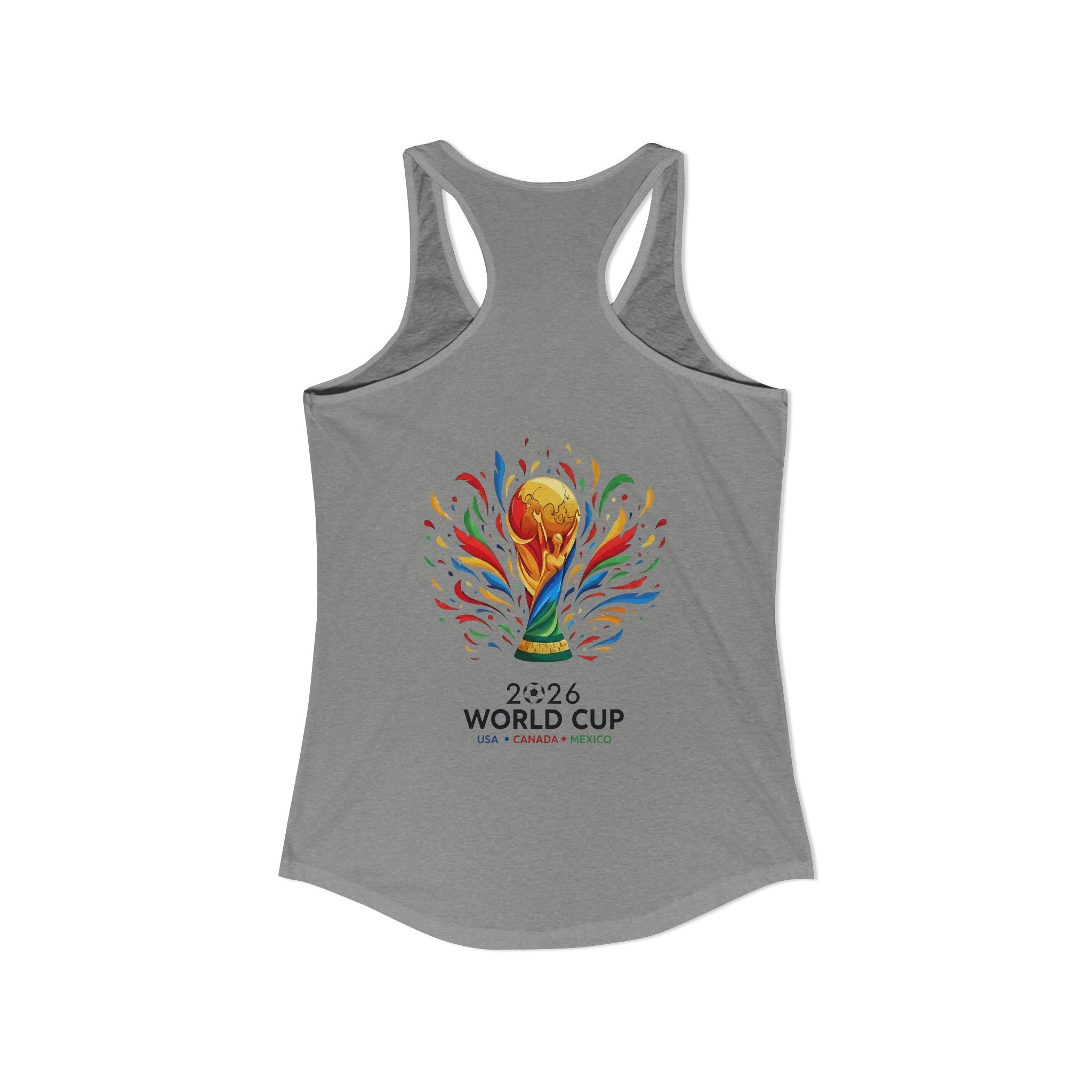 Brazil Women's Ideal Racerback Tank, Mother's Day Sale, World Cup 2026 Tank Top, Gift For Mom