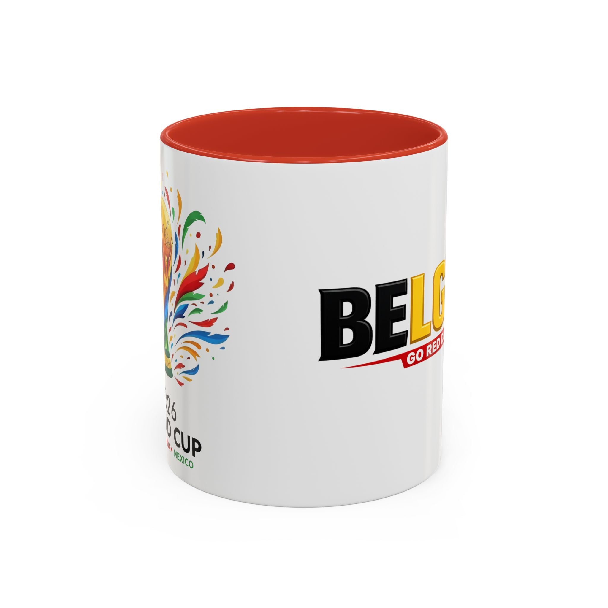 Belgium Go Red Devils Mug | Accent Coffee Mug 11oz 15oz