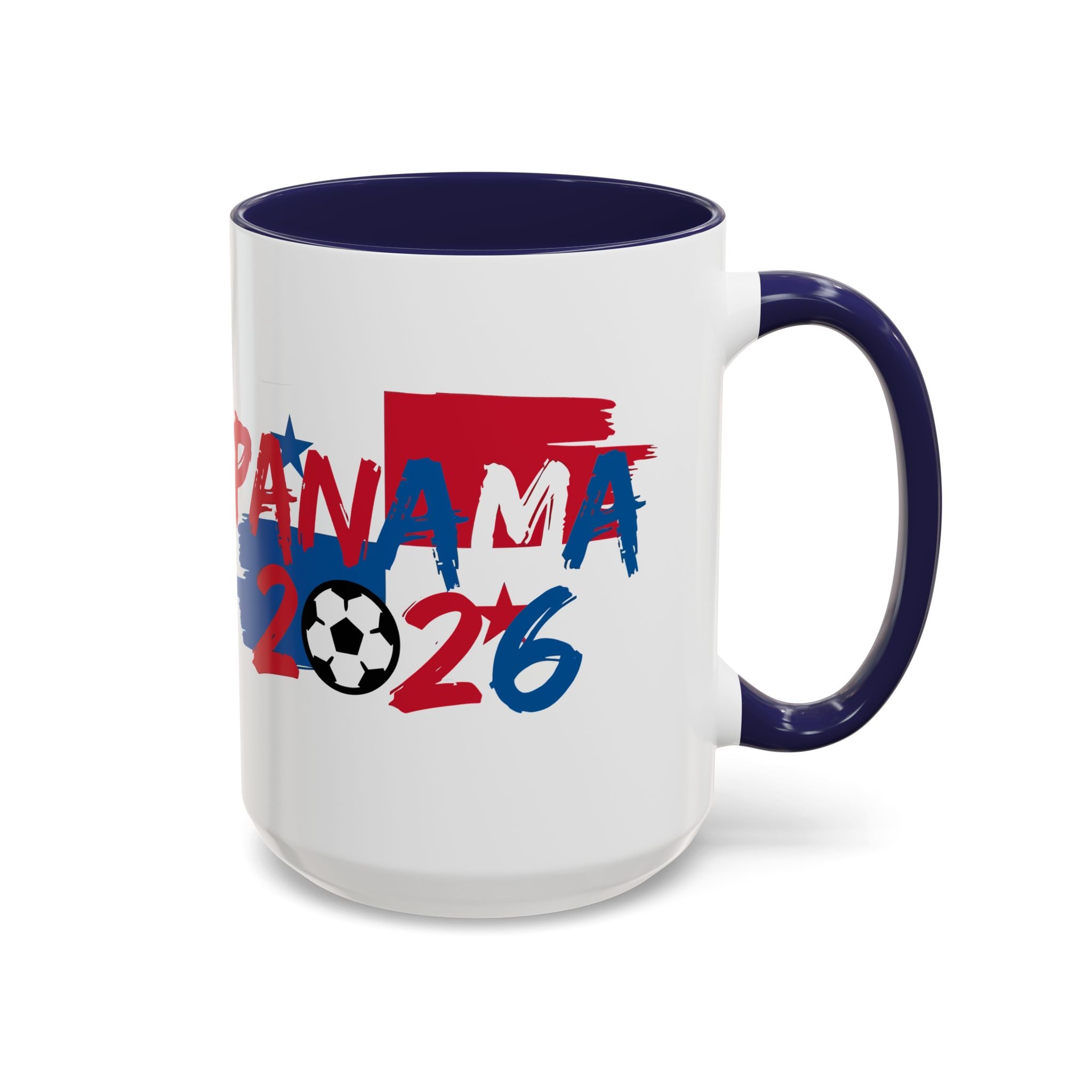 Panama 2026 Soccer Logo Accent Mug | 11oz 15oz, World Cup 2026, Gift for Dad