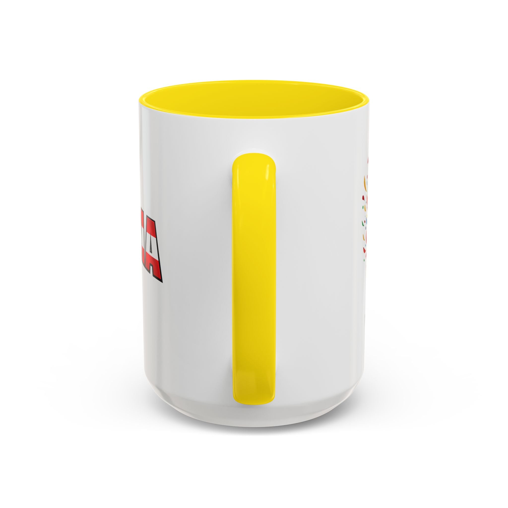 Austria Flag Text mug | Accent Coffee Mug (11/15oz)