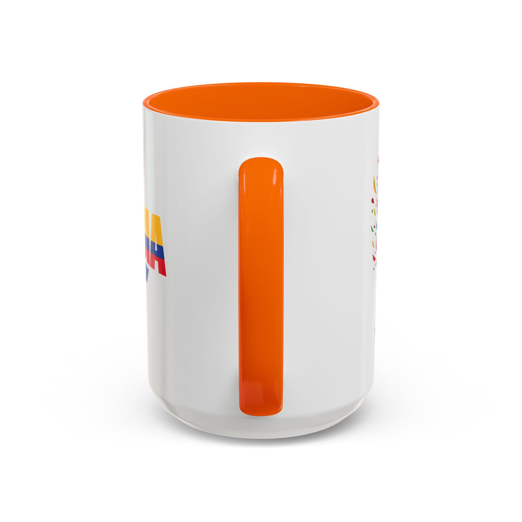Colombia Vamos Colombia! Accent Coffee Mug | 11oz 15oz ceramic World Cup 2026, Soccer Gift