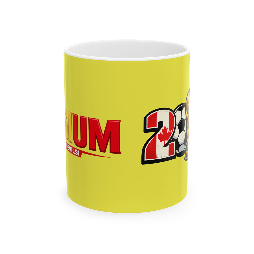Belgium World Cup 2026 Mug | Belgium Flag, Ceramic Coffee Cup, Gift For Dad