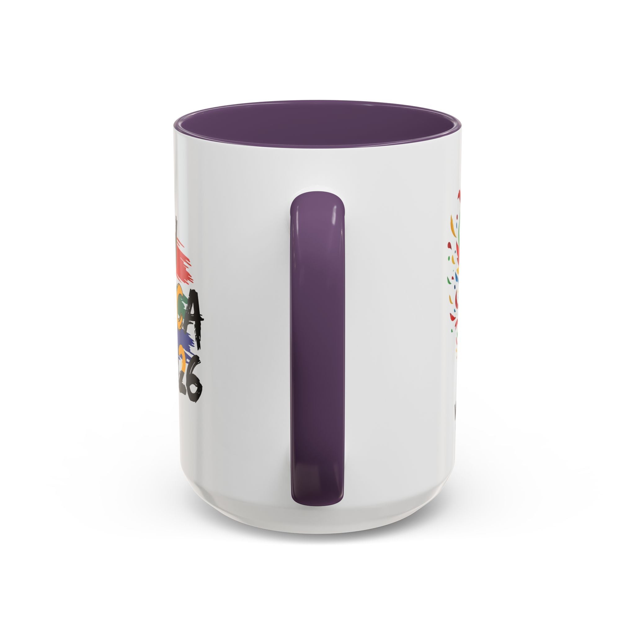 South Africa 2026 Soccer Flag Accent Coffee Mug | 11oz 15oz, Soccer World Cup 2026, Gift for Dad