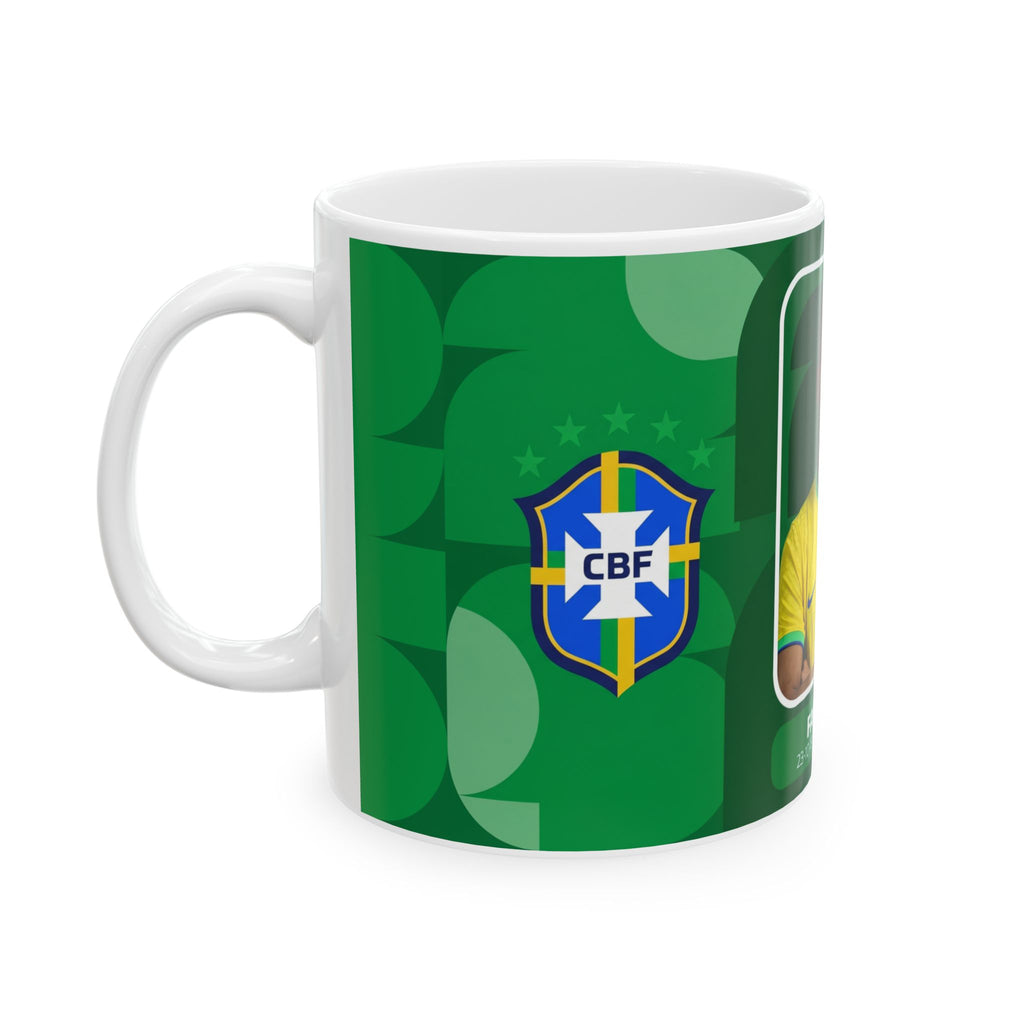 Brazil Soccer Player Fabinho Ceramic Mug – Coffee Cup (11oz/15oz), World Cup 2026 Mugs