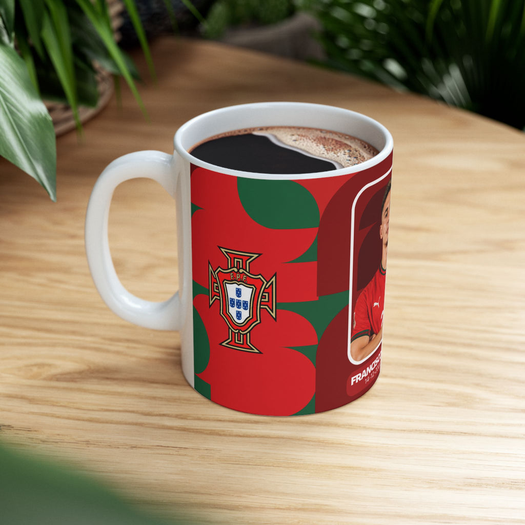 Portugal Soccer Player Francisco Conceição Mug — 11oz/15oz Ceramic Coffee Cup, World Cup 2026 Mugs
