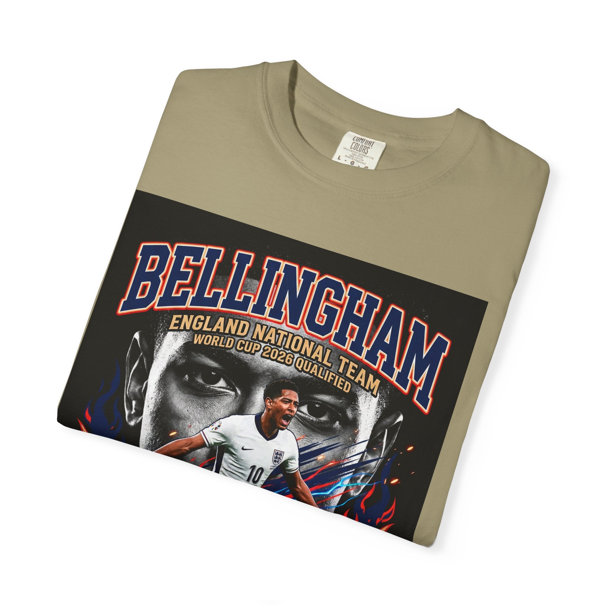 England World Cup 2026 T-shirt, Bellingham Collection Shirt, Gift for him, England Flag, Collectible