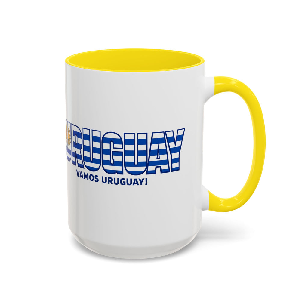 Uruguay Vamos Uruguay Mug | Accent Coffee Mug 11oz 15oz, Soccer World Cup, Gift for Dad