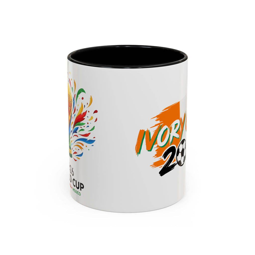 Ivory Coast 2026 Soccer Logo Mug | Accent Coffee Mug 11oz 15oz,Soccer World Cup 2026, Gifts for Dad