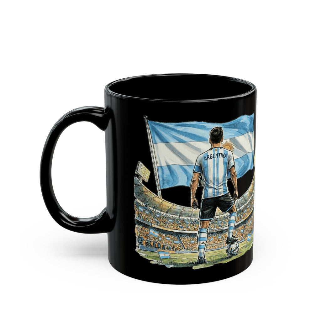 Argentina World Cup 2026 Mug | Black Ceramic Coffee Mug, Gift for dad