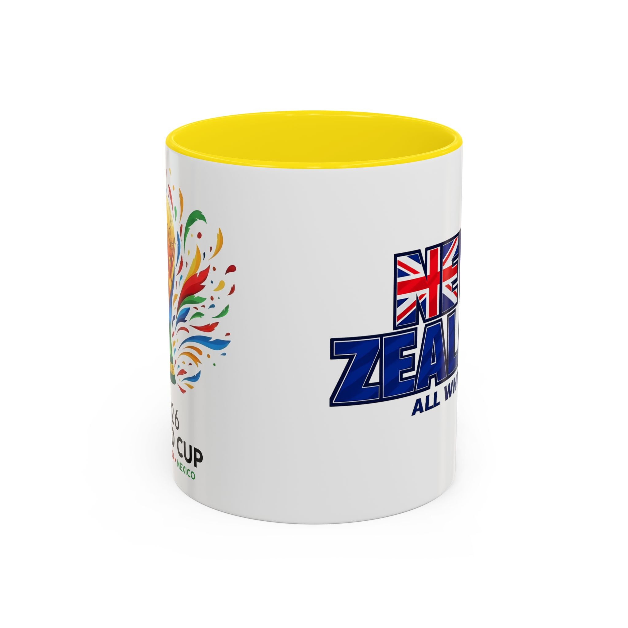 New Zealand All Whites Coffee Mug | Accent 11/15oz, World Cup 2026, Gift for Dad
