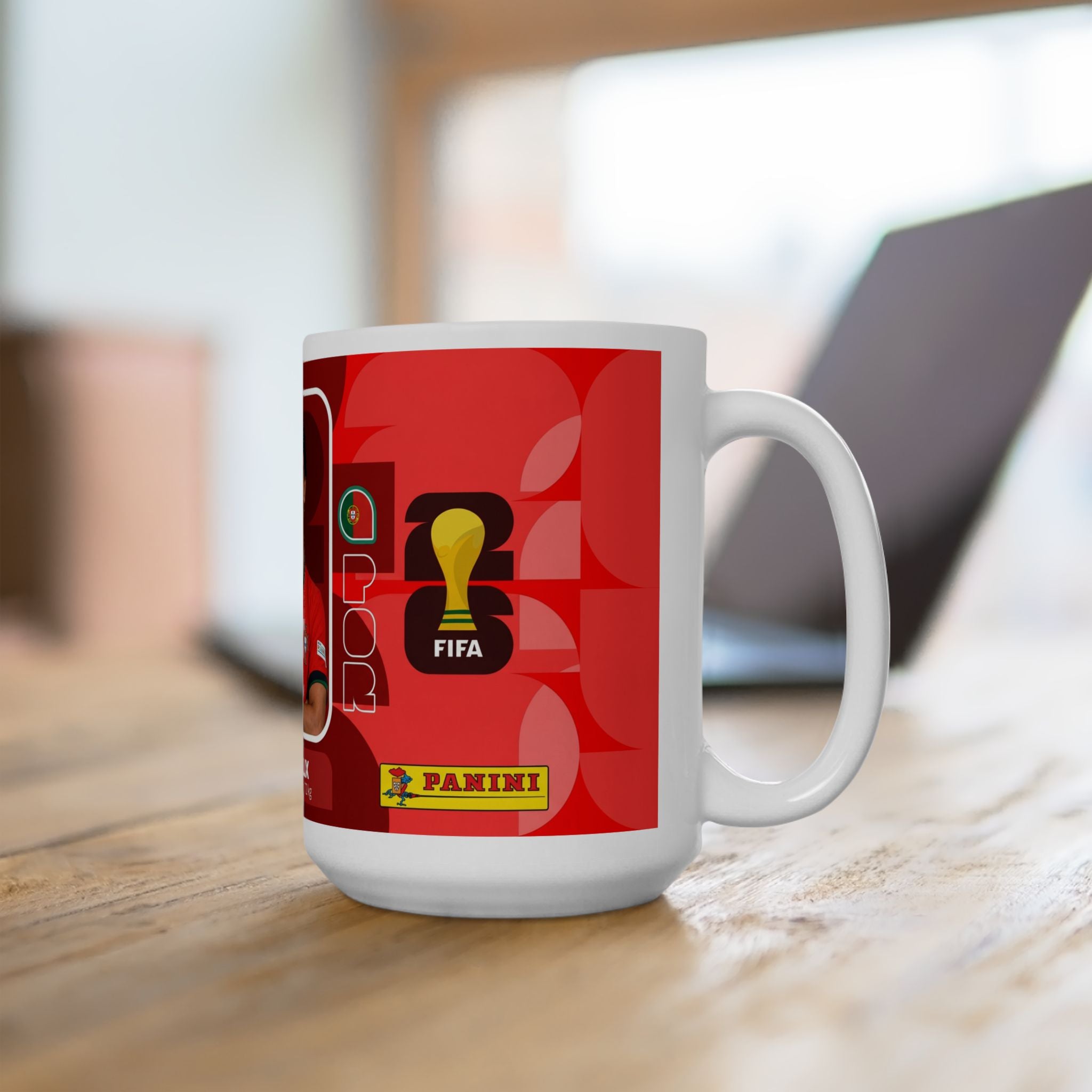 Portugal Soccer Player João Félix Mug — Ceramic Coffee Cup (11oz, 15oz), World Cup 2026 Mugs