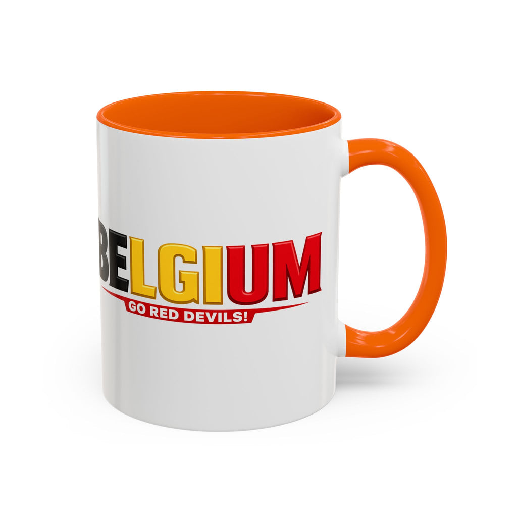 Belgium Go Red Devils Mug | Accent Coffee Mug 11oz 15oz