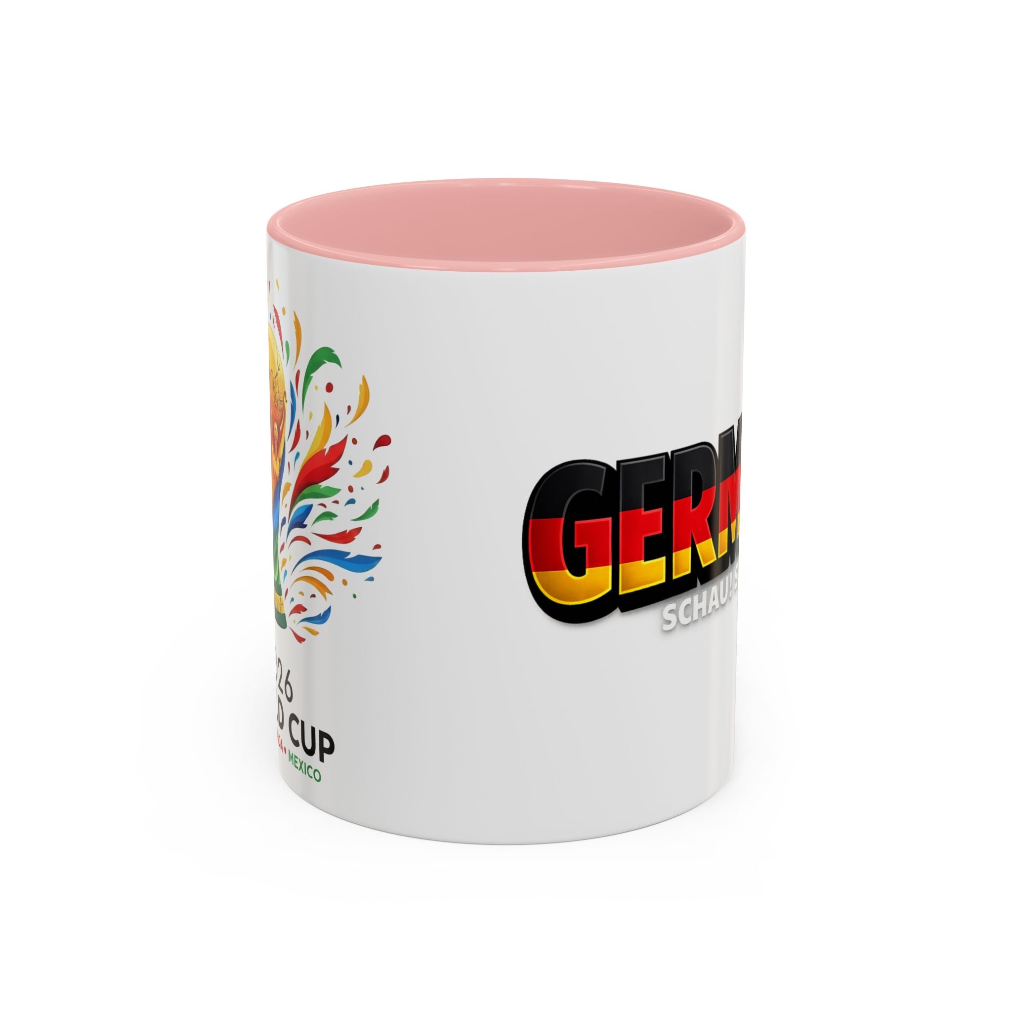 Germany flag text Mug | Accent Coffee Mug 11oz or 15oz, World Cup 2026, Gift for Dad