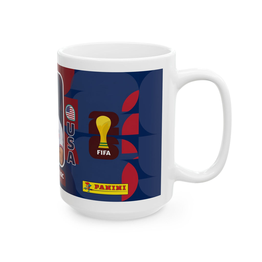 Christian Pulisic USA Soccer Mug – Player Ceramic Coffee Cup (11oz/15oz), World Cup 2026 Mugs