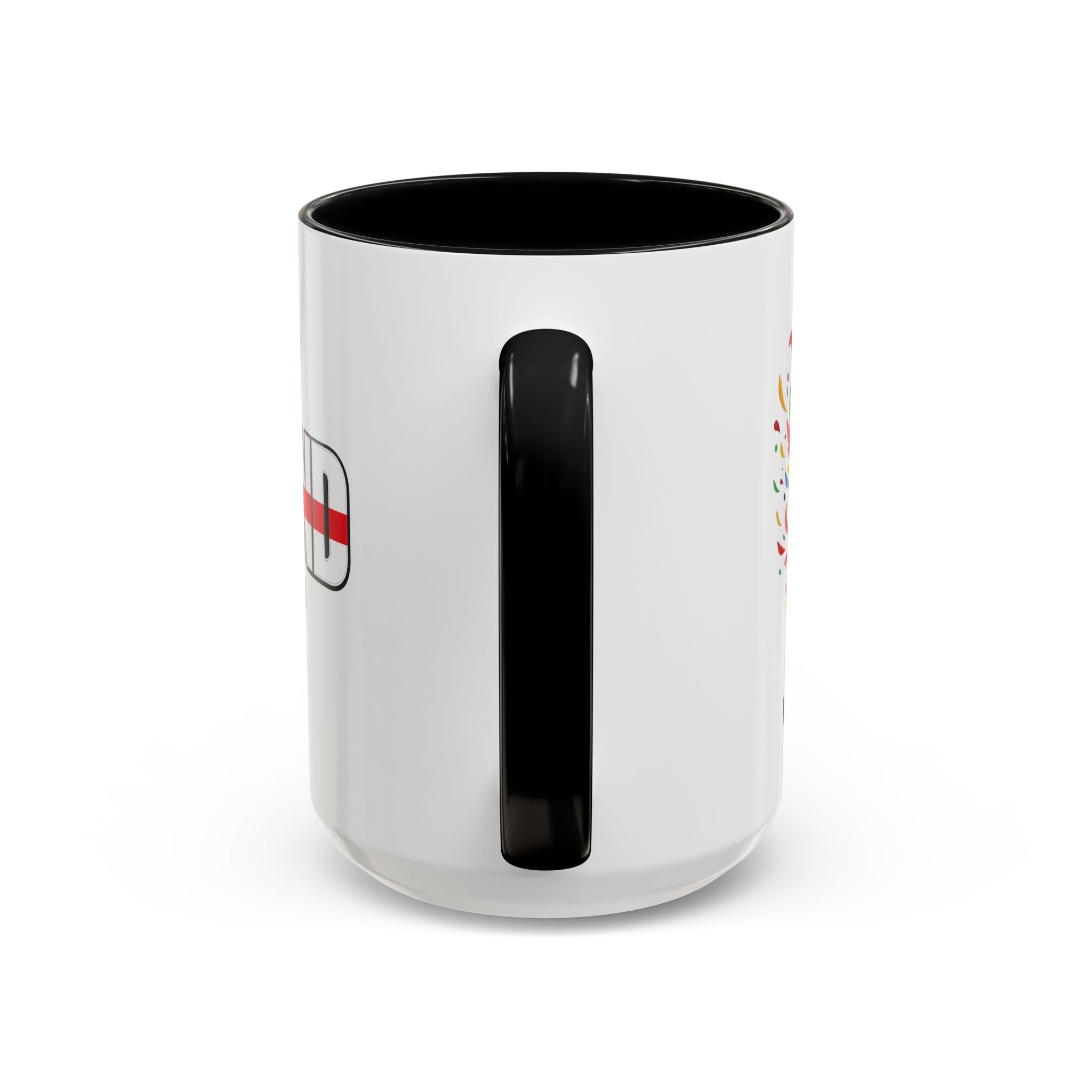 England Flag Typography Accent Coffee Mug | Come On England, World Cup 2026, Gift for Dad