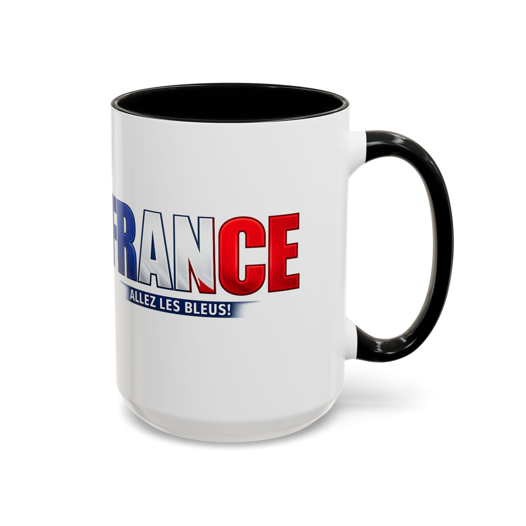 France Tricolor Logo Coffee Mug | Accent Coffee Mug 11oz 15oz, Worl Cup 2026, Gift for mom and dad