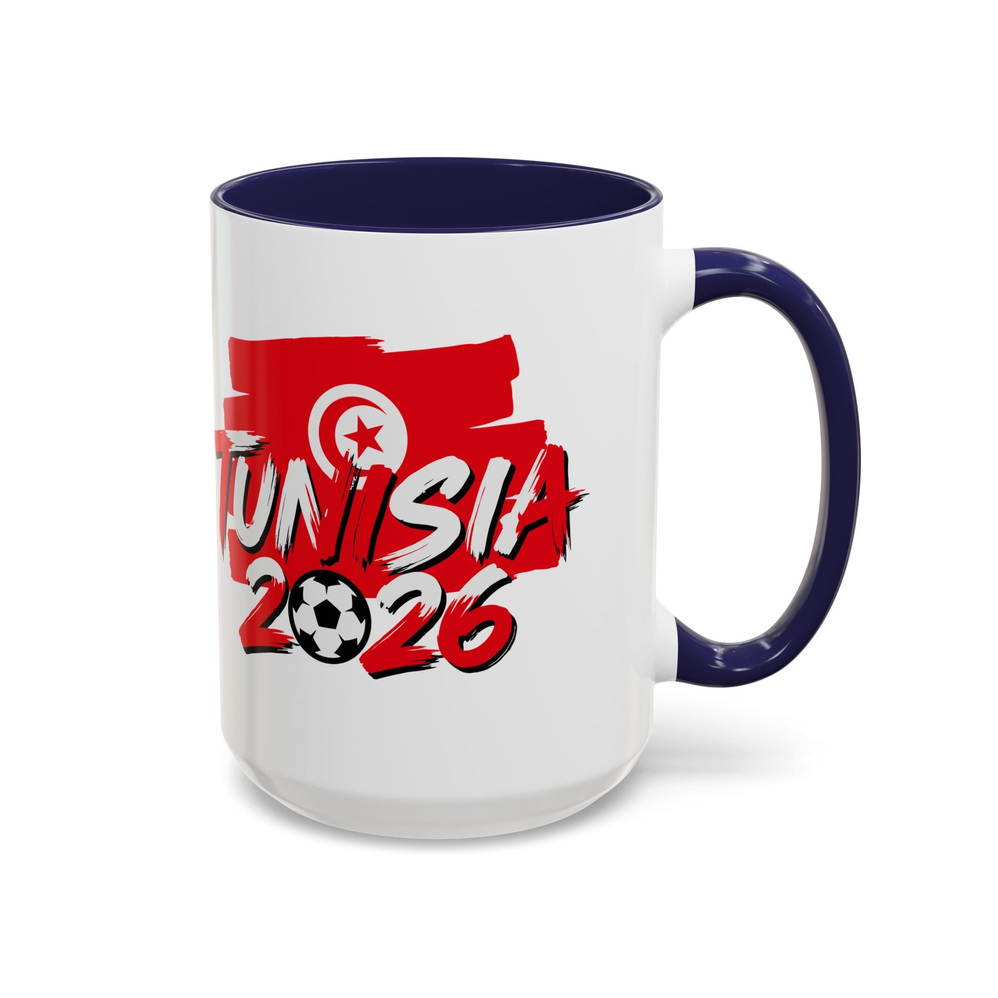 Tunisia 2026 Soccer Logo Mug | World Cup Fan Coffee Mug, Soccer World Cup 2026, Gift for Dad