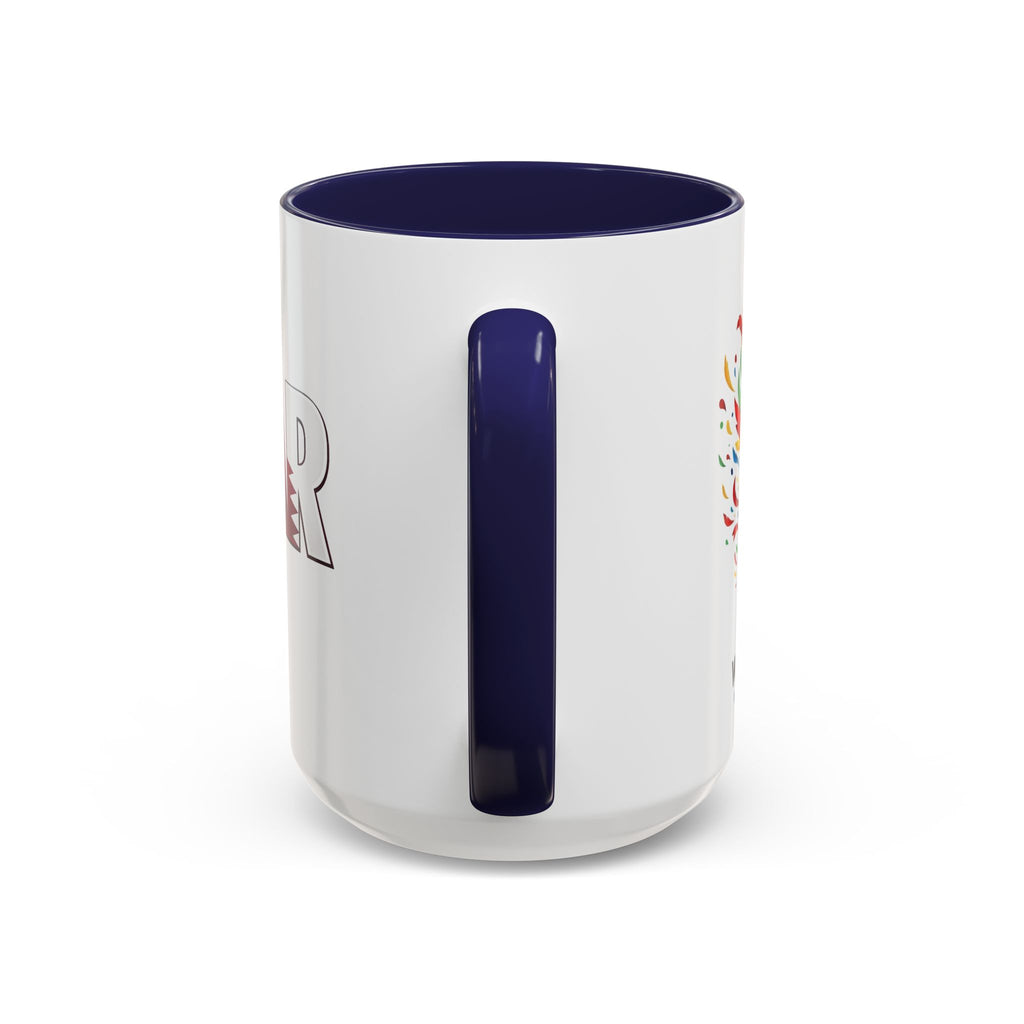 QATAR Yalla Qatar! Accent Coffee Mug | 11oz 15oz, Soccer World Cup 2026, Gifts for Dad