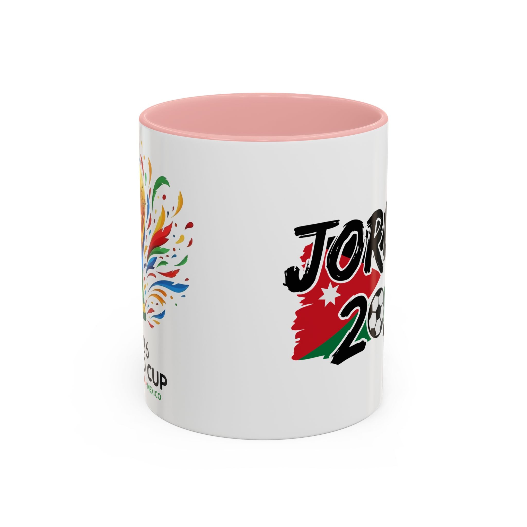 Jordan 2026 Soccer Logo Mug | Accent Coffee Mug 11oz 15oz, World Cup 2026, Gift for Dad
