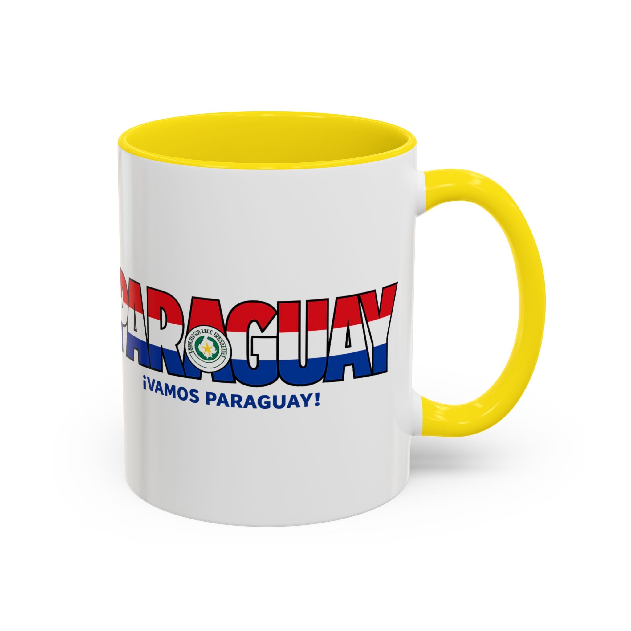 Paraguay Vamos Paraguay Mug | Accent Coffee Mug 11oz or 15oz, Soccer World Cup 2026, Gifts for Dad