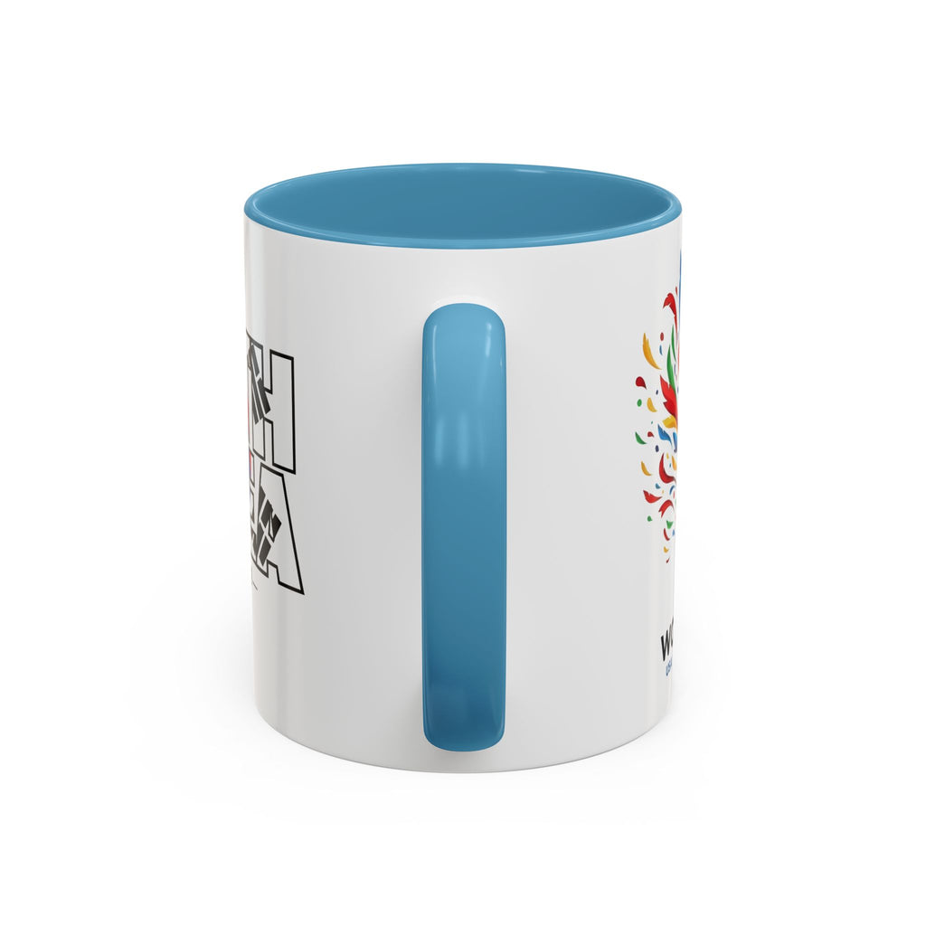 South Korea flag text Accent Coffee Mug | Korean travel souvenir, Soccer World Cup 2026, Gifts for Dad