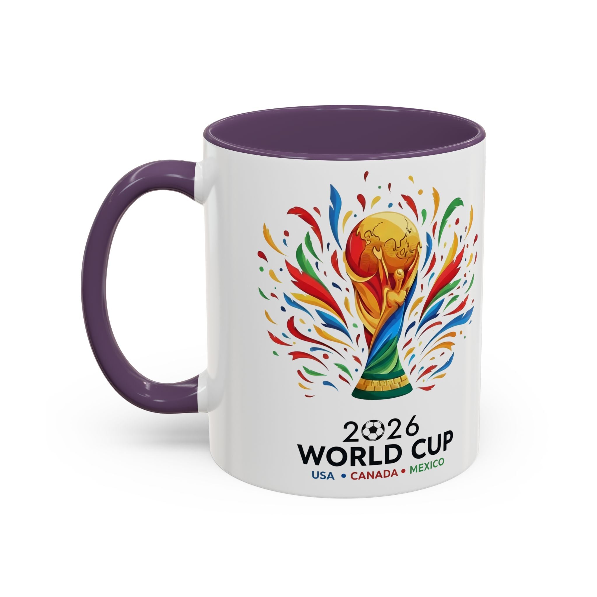 Senegal flag text mug | Accent Coffee Mug 11oz 15oz, Soccer World Cup 2026, Gift for Dad