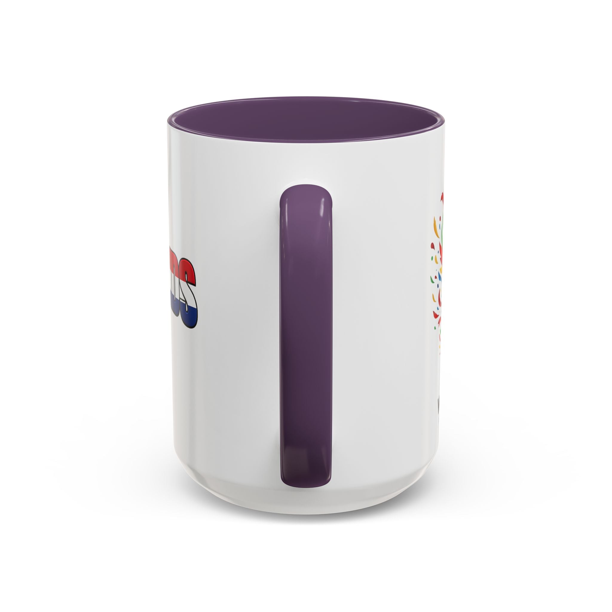 Netherlands Flag Text Coffee Mug | Accent 11oz 15oz, World Cup 2026, Gift for Dad